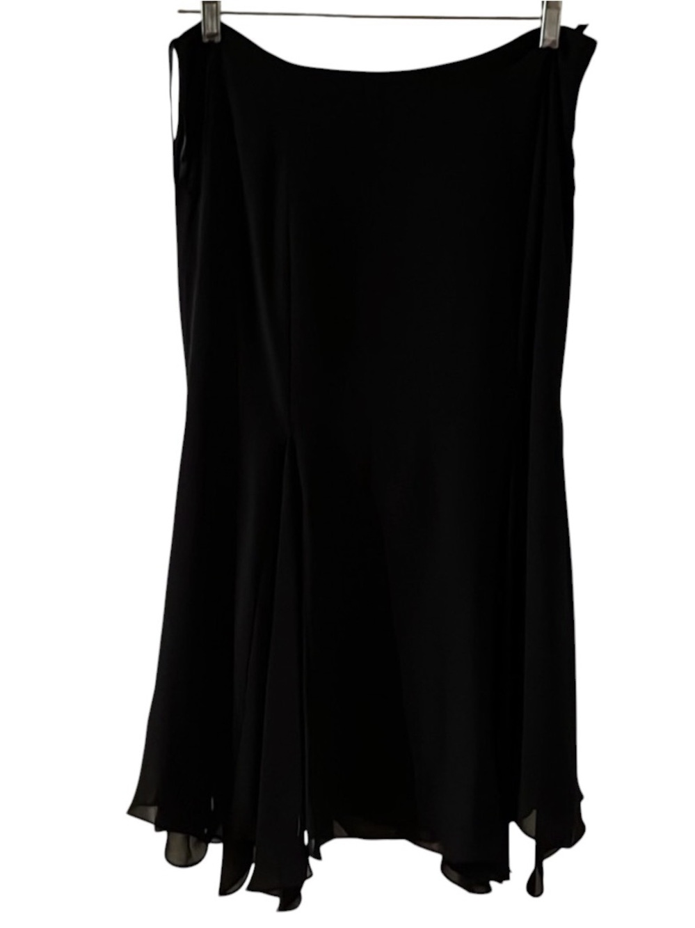 Chaps size 12 black 2 piece skirt &  button down top with Camisole NWT